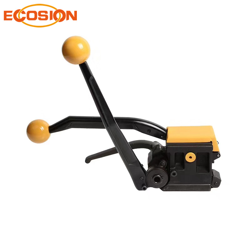 Steel strapping tool