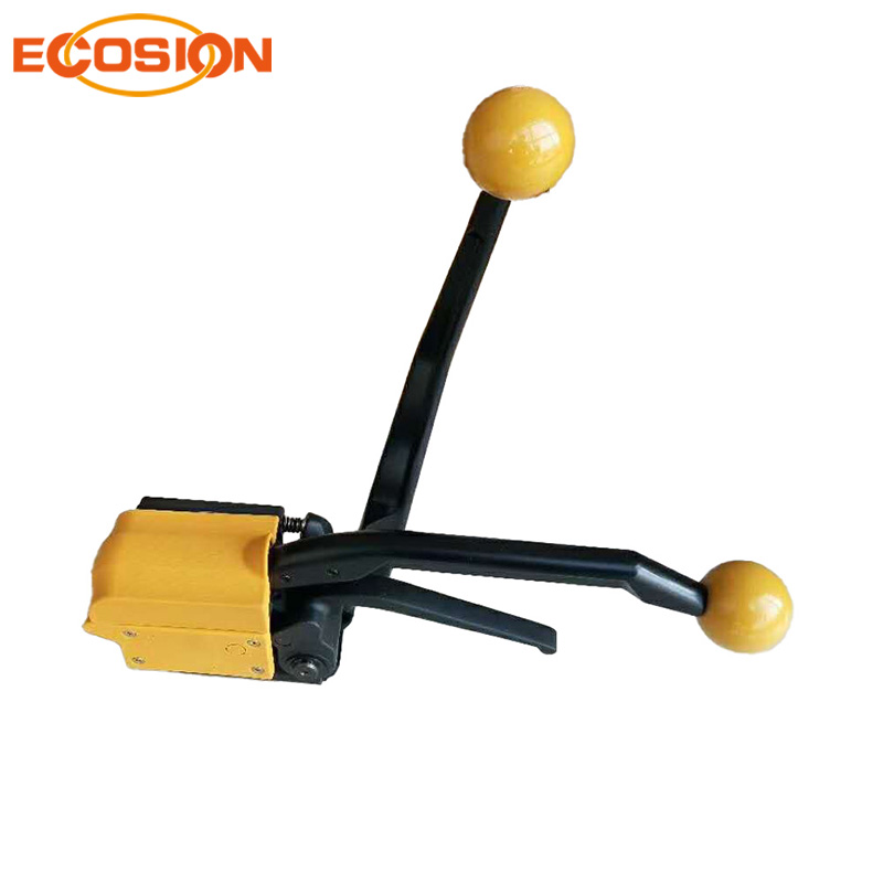 Steel strapping tool